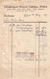 10699 - Rechnung Heinrich L&uuml;tticken